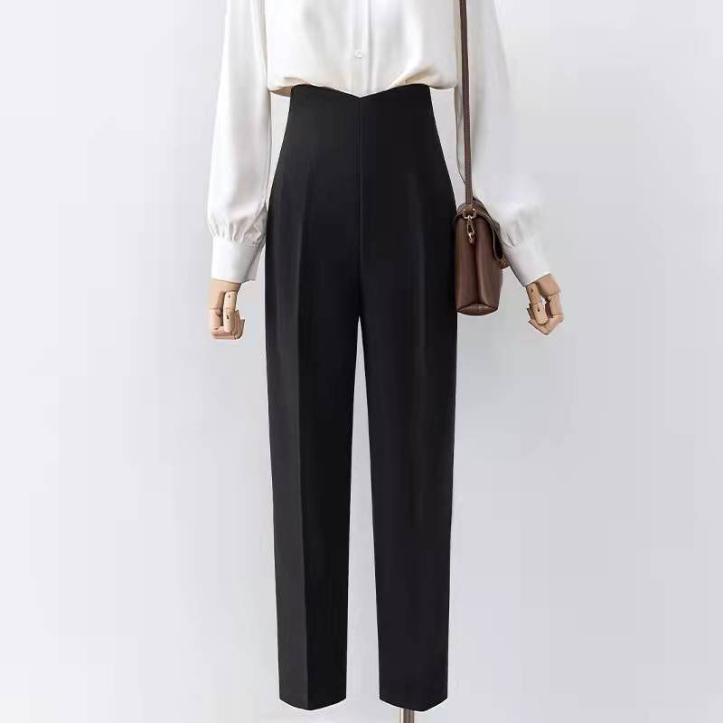 Title 3, Ladies High Waist Niche Design Casual Pants