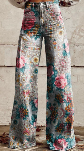 Women's Casual Pants Thin Imitation Jeans