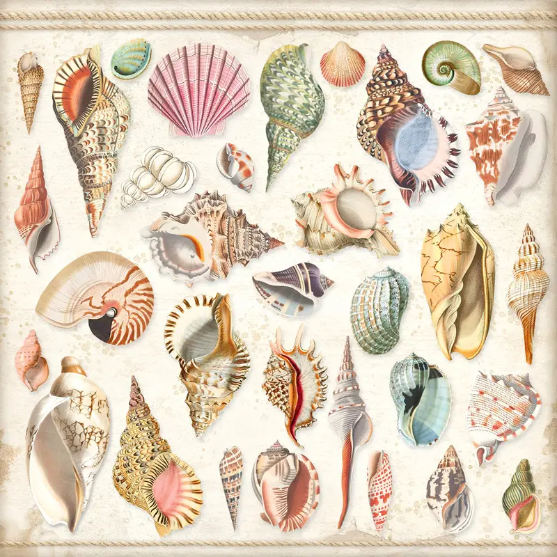 Vintage Hand Ledger Sticker Decoration