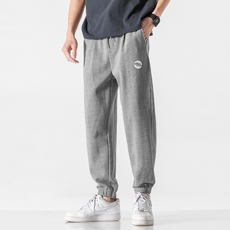 Title 6, Mens Sports Gray Waffle Pants, Loose-fitting, ...