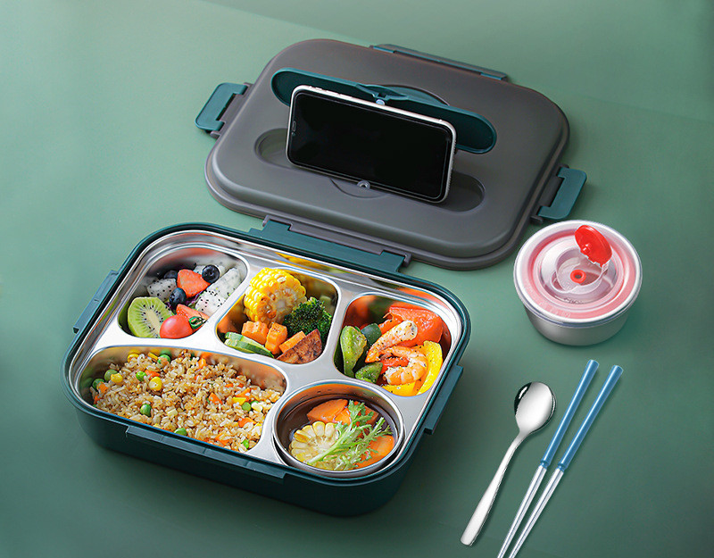 Title 7, 304 Stainless Steel Lunch Box, Fresh-keeping Bo...