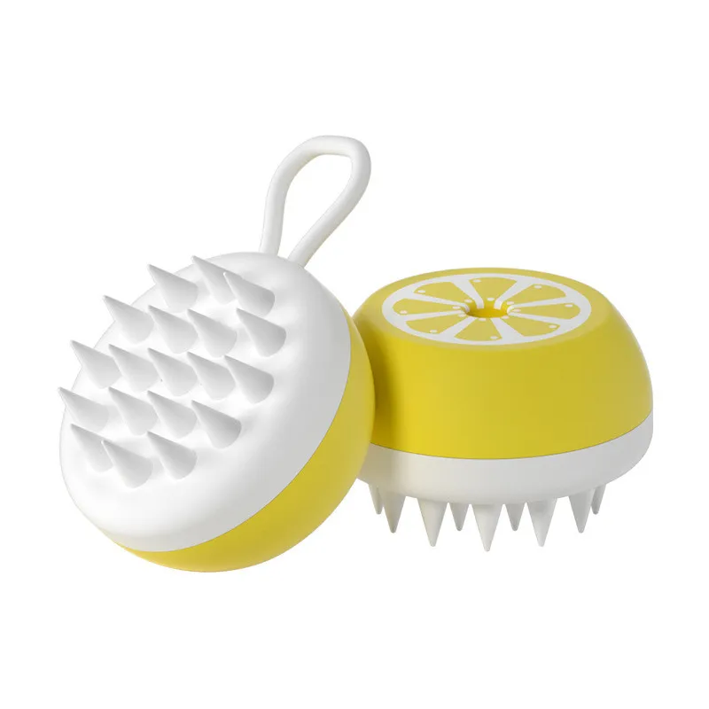 Pet Dog Cat Bath Brush 2-in-1 Pet SPA Massage Comb Soft Silicone Pet Shower Hair Grooming Cmob Dog Cleaning Tool Pets Supplies – image 4
