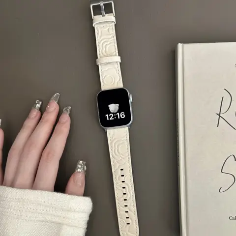 Camellia Genuine Leather Strap for Women