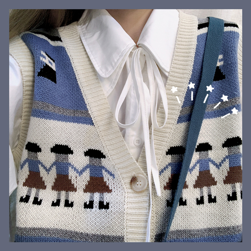 Women's Loose Knit Sweater Korean Style All-match Spring And Autumn Tops