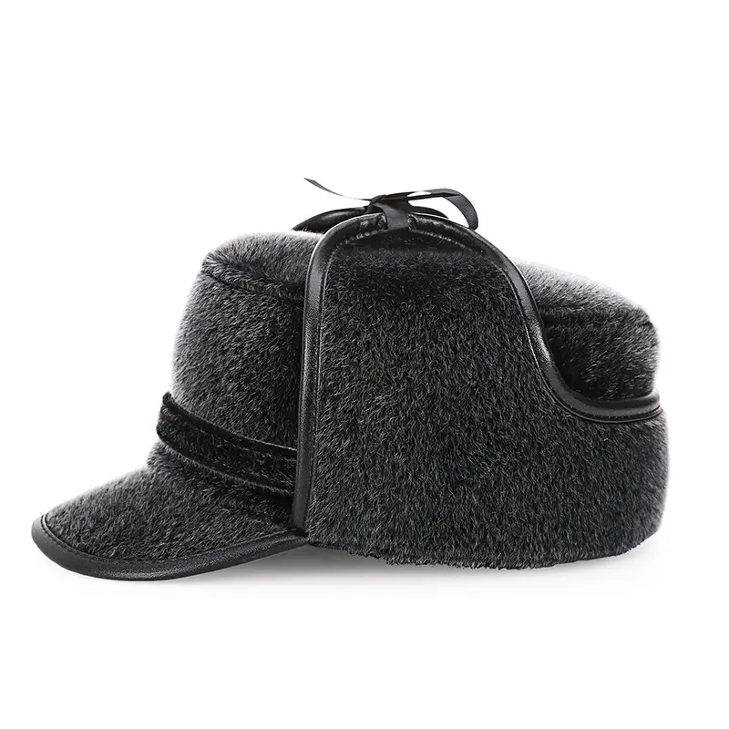 Men's Autumn And Winter Middle-aged And Elderly Mink Feather Duck Tongue