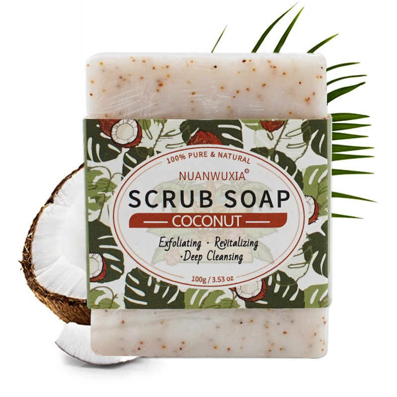 Handmade Coconut Scrub Soaps Gently Cleans And Softens skin - Picture 5 of 5