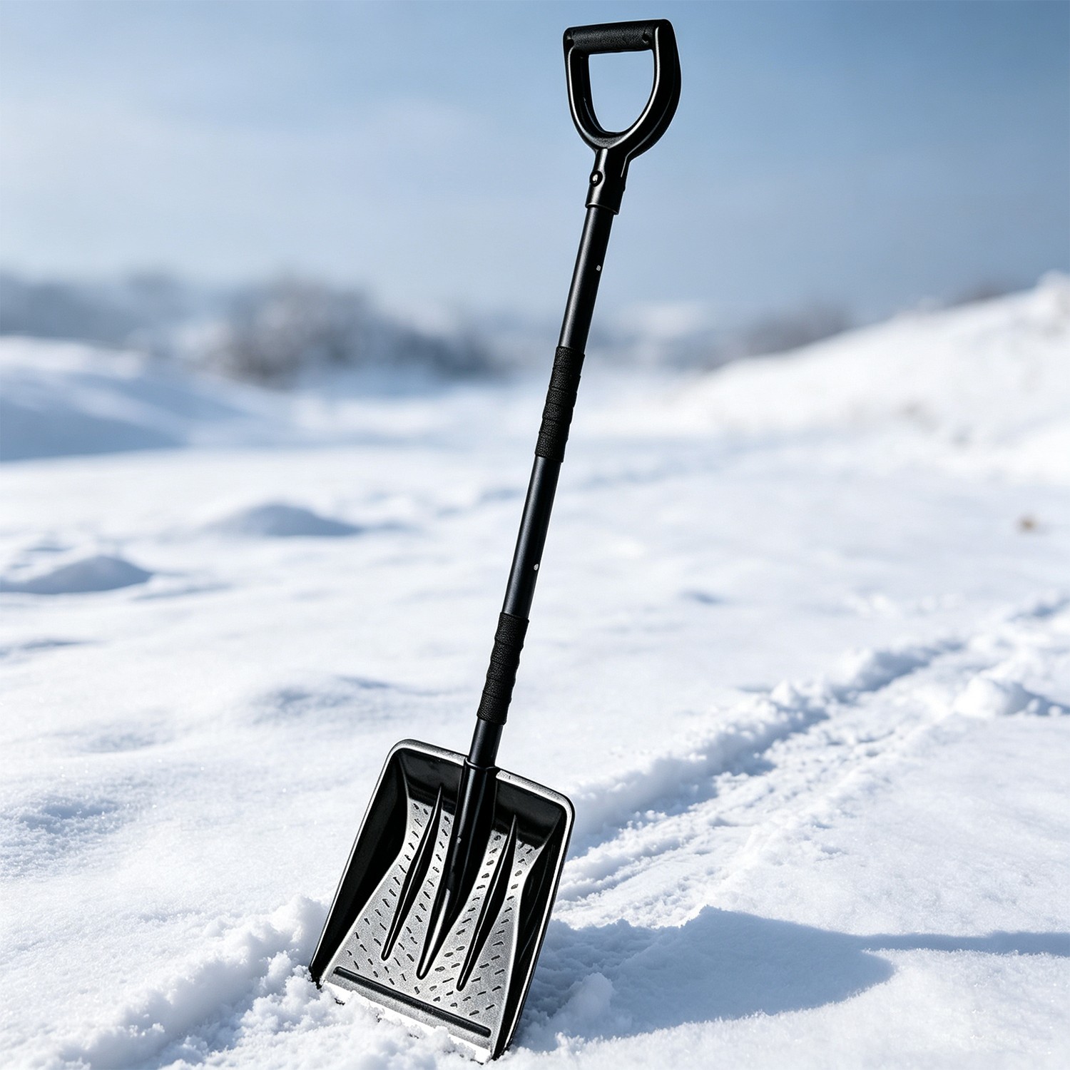 Heavy Duty Detachable Snow Shovel Snow Spade No-Slip