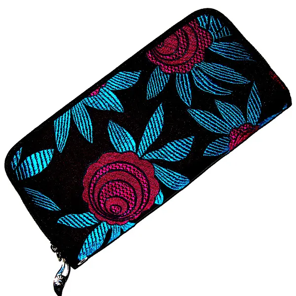 Portable Simple Casual Women's Long Purse - Black