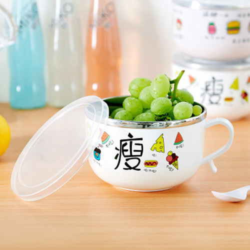 Title 11, Stainless Steel Cute Rabbit Instant Noodle Bowl...