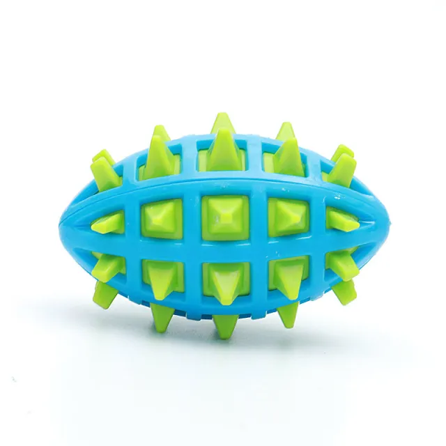 Pet Sounding Dog Teether Ball Indestructible Dog Toys For Aggressive Chewers Cleans Dogs Teeth Dog Throwing Game Anxiety Relief Interactive Dog Toy... Green Blue - Shop at LoveMi
