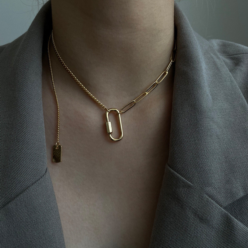 Geometric Tassel Necklace Exaggerated Personality
