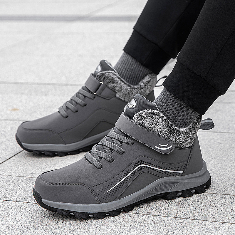 Middle-aged And Elderly Mother's High Top Non-slip Cotton Shoes