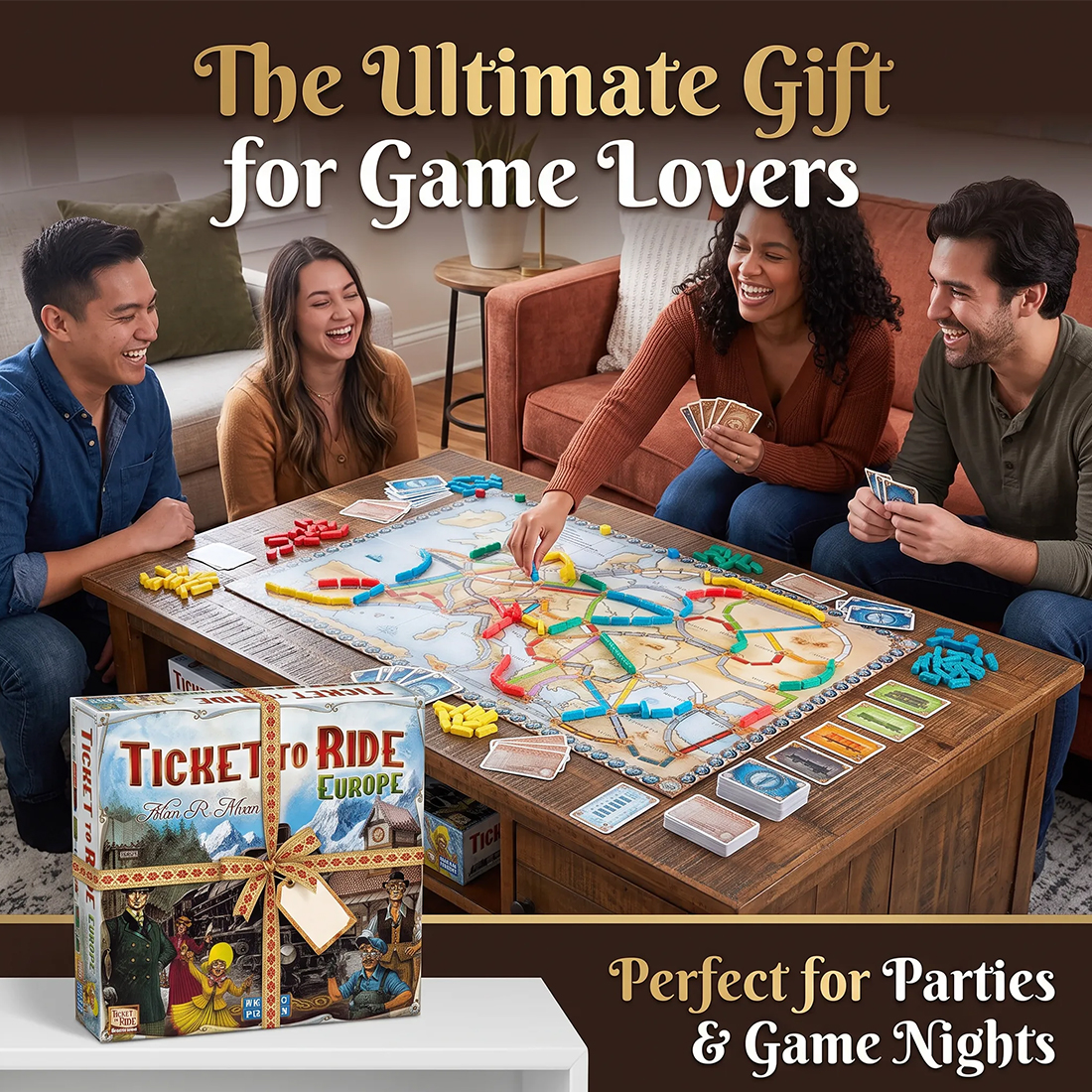 Days Of Wonder Ticket To Ride Europe Board Game Family