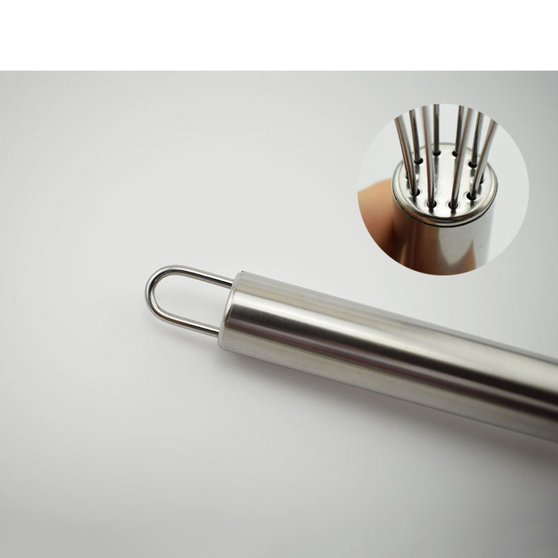 Title 4, 8 Inch Stainless Steel Manual Egg Beater Kitche...