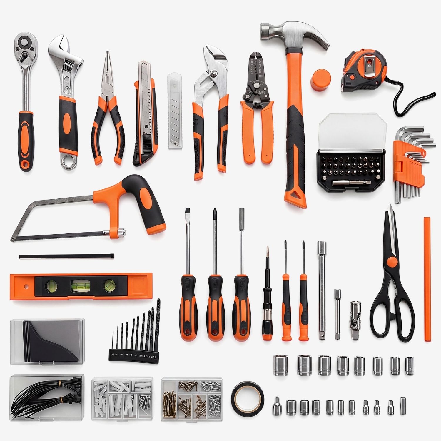Home And Auto Repair Tool Kit, With Drawer Storage Toolbox, Complete Tool Set For Daily Use view 3