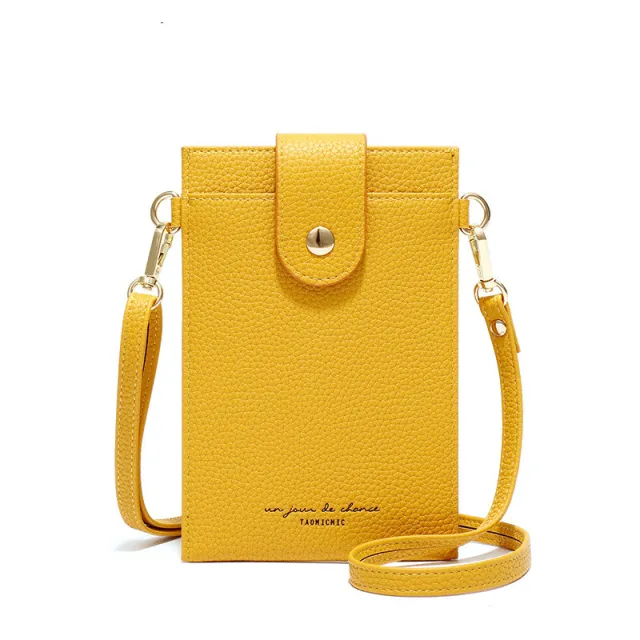 Niche Women Single Shoulder Messenger Bag Yellow - Shop at LoveMi