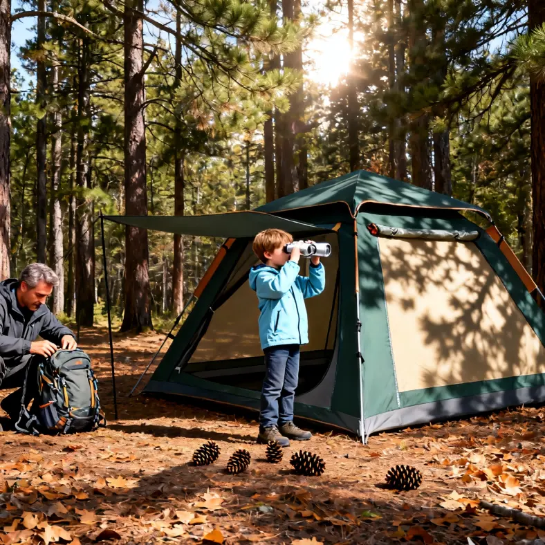 Family Quick-opening Tent 84.6L X 84.6W 55.9H