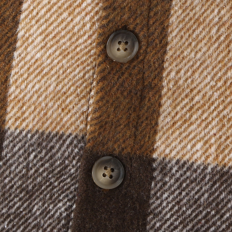 Girls Fashion Woolen Plaid Dress Children's