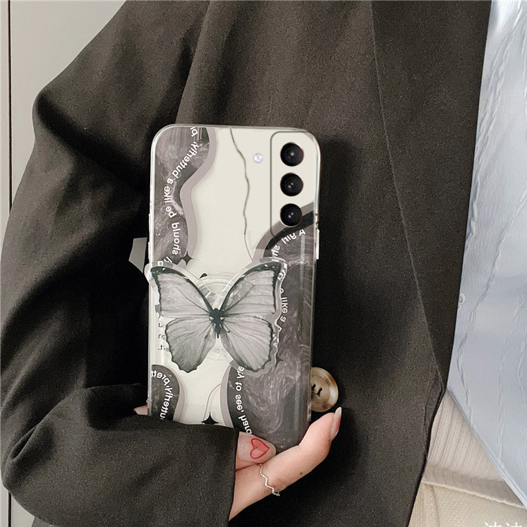 Funda silicona transparente con soporte personalizado anti caída