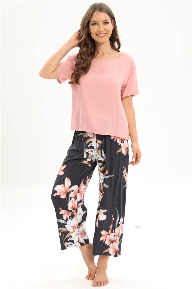 Title 11, Damen Pyjama Set aus Baumwolle, Homewear Anzug ...