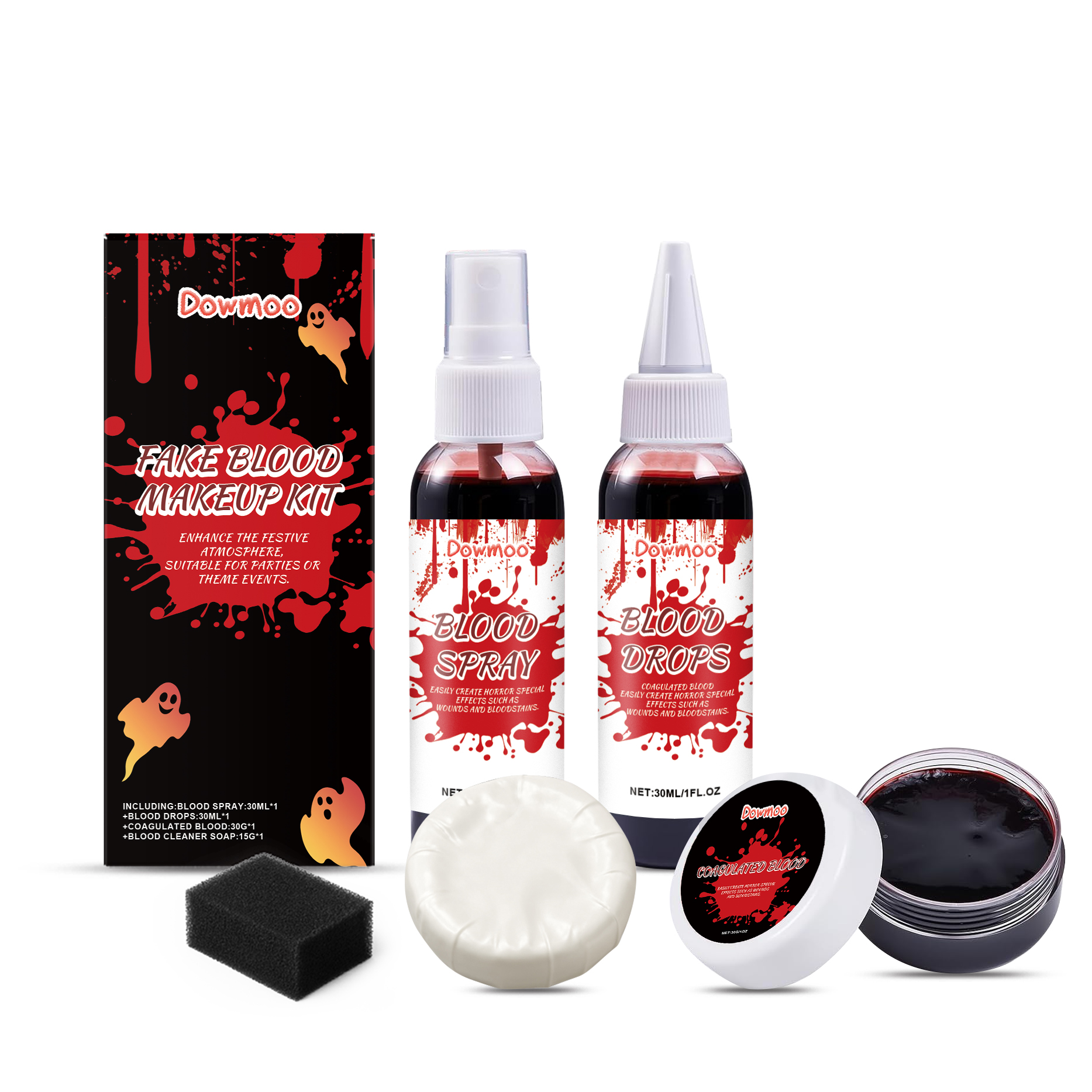 Halloween Fake Blood Makeup Set 1 Set 1box