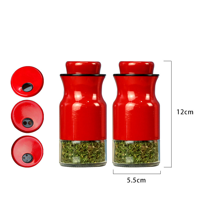 Title 4, 2-piece Glass Condiment Bottle