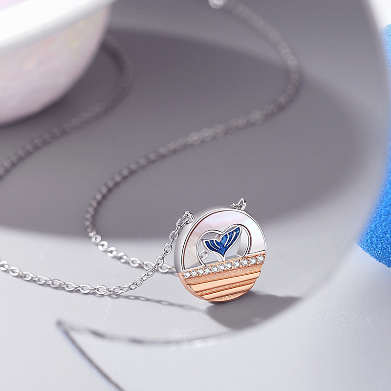 Original Sunset Necklace Sterling Silver For Women