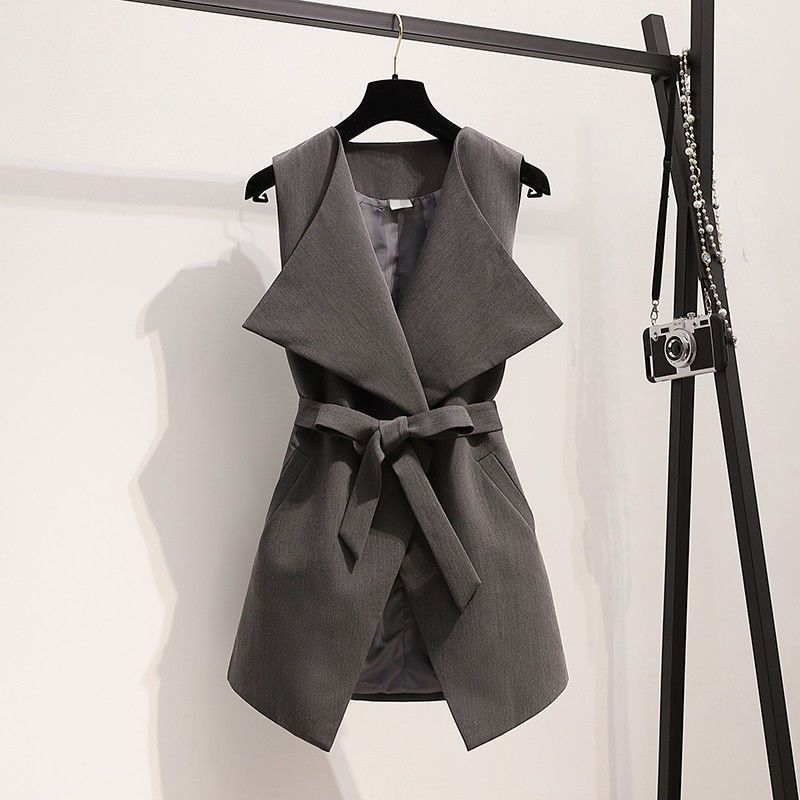 Fashion Women's Simple Vest Three-piece Suit