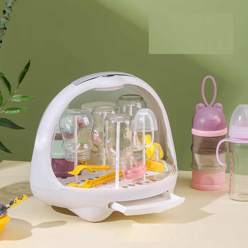 dffd31a7 c879 4254 9c8a c9ba8a1d3e61 - Baby Cutlery Bottle Storage Box Drain Rack