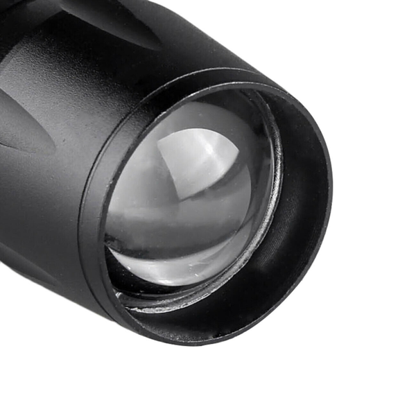 2Pcs Mini Zoomable LED Flashlight USB RechargeableCamping Hiking Flashlight Work light-16