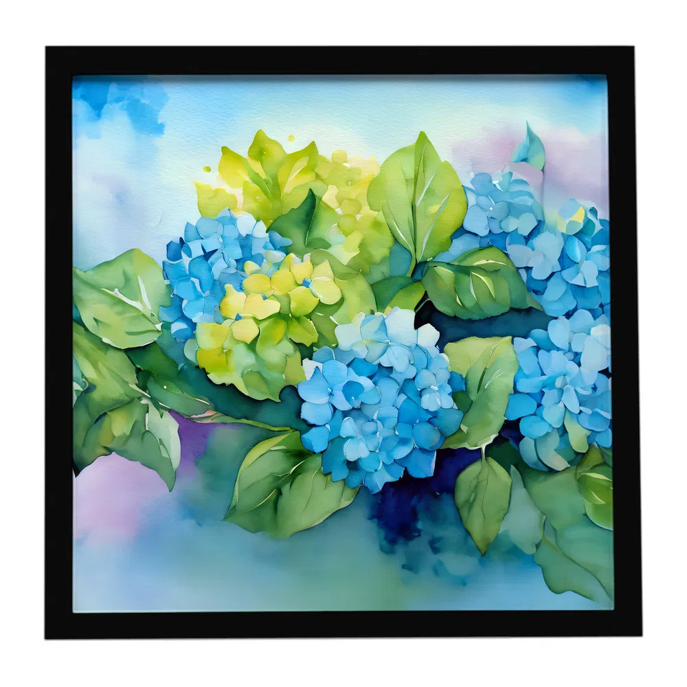 Framed Metal Print, Hydrangeas, picture 3 of 3