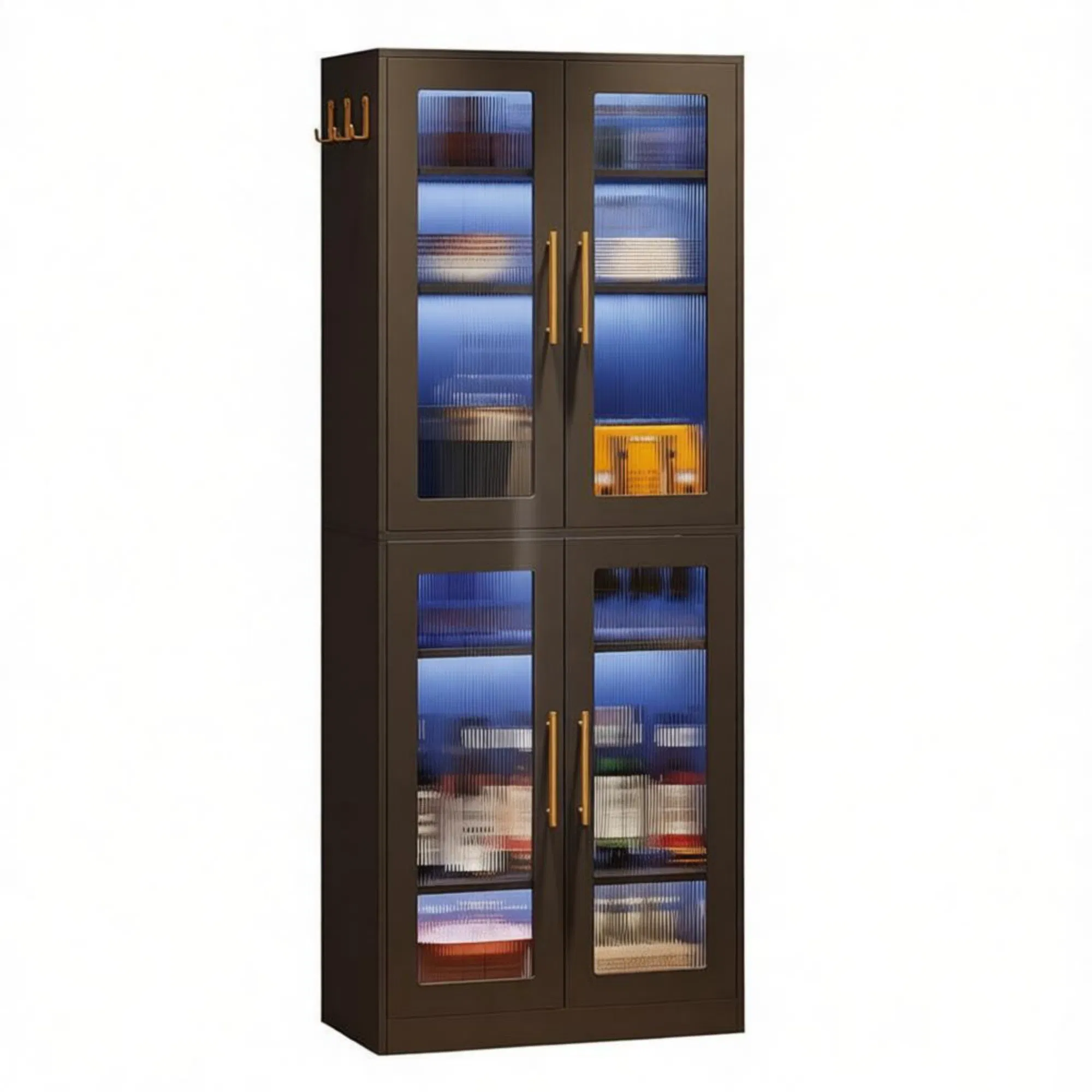 Tall Bookshelf with LED Light, picture 1 of 5