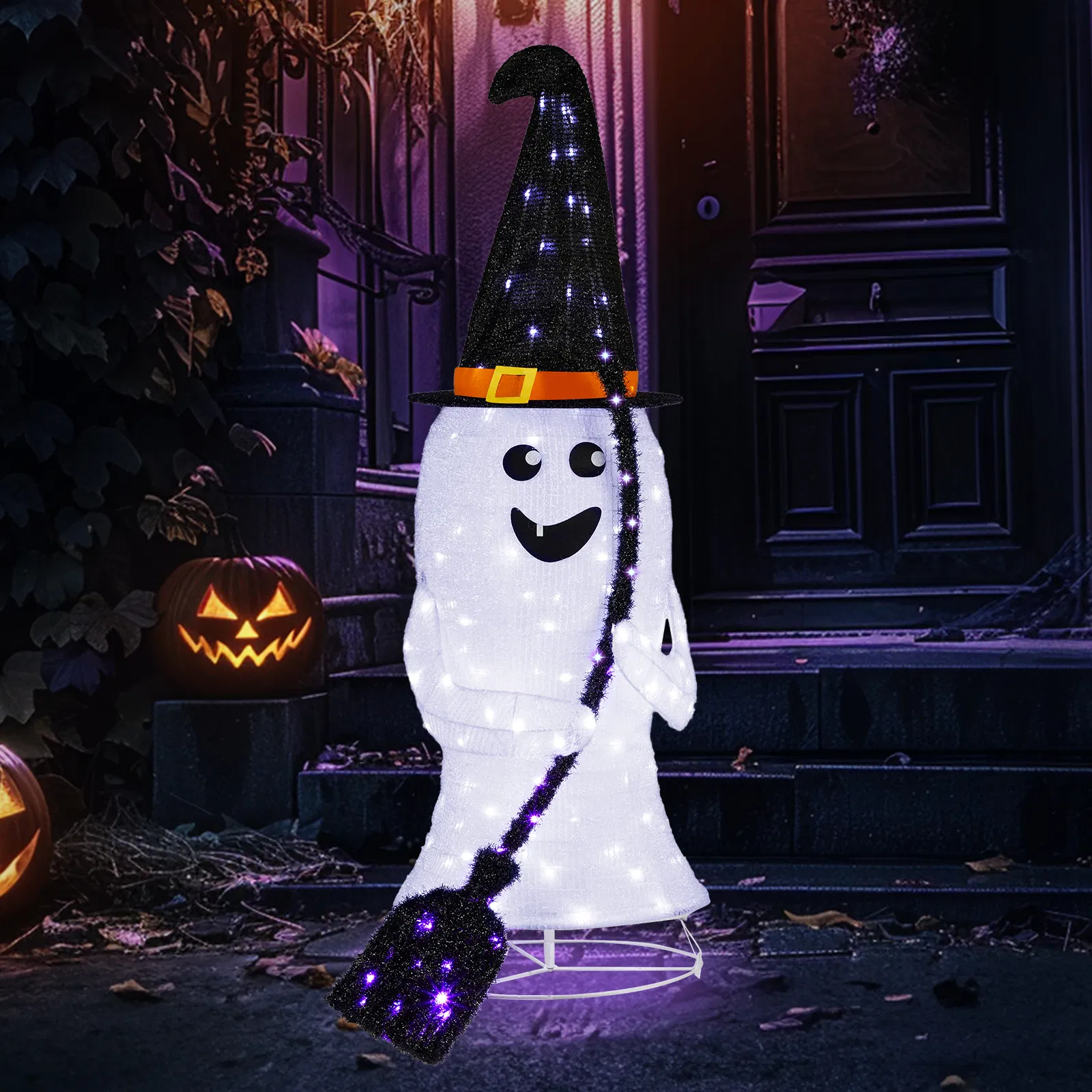 Replace 944001634ft Ghost 100LED Lighted Outdoor Halloween Decorations image 9