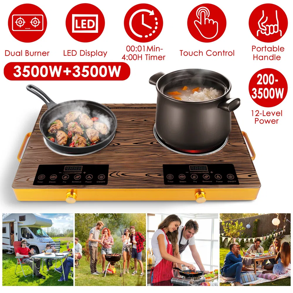 7000W Electric Double Ceramic Stove/ 3500W Electric Single Ceramic Stove Options 3 Colors Available image 17