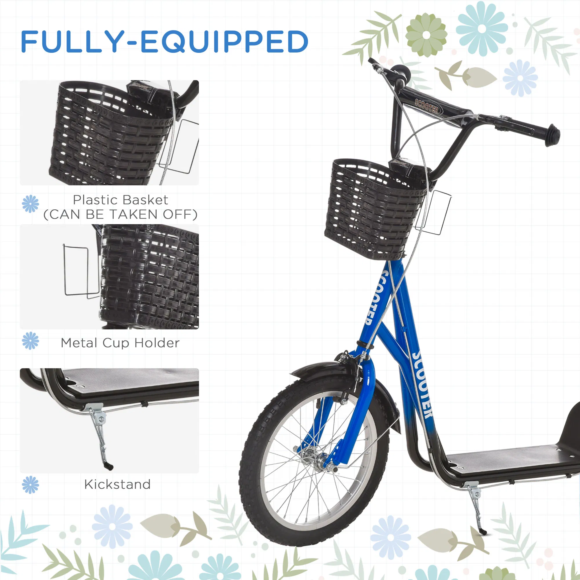Kick Scooter with Adjustable Handlebar — photo 5