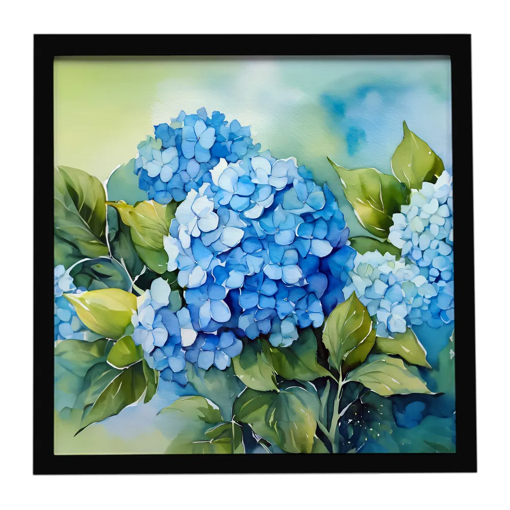 Framed Metal Hydrangea Wall Art, picture 3 of 3