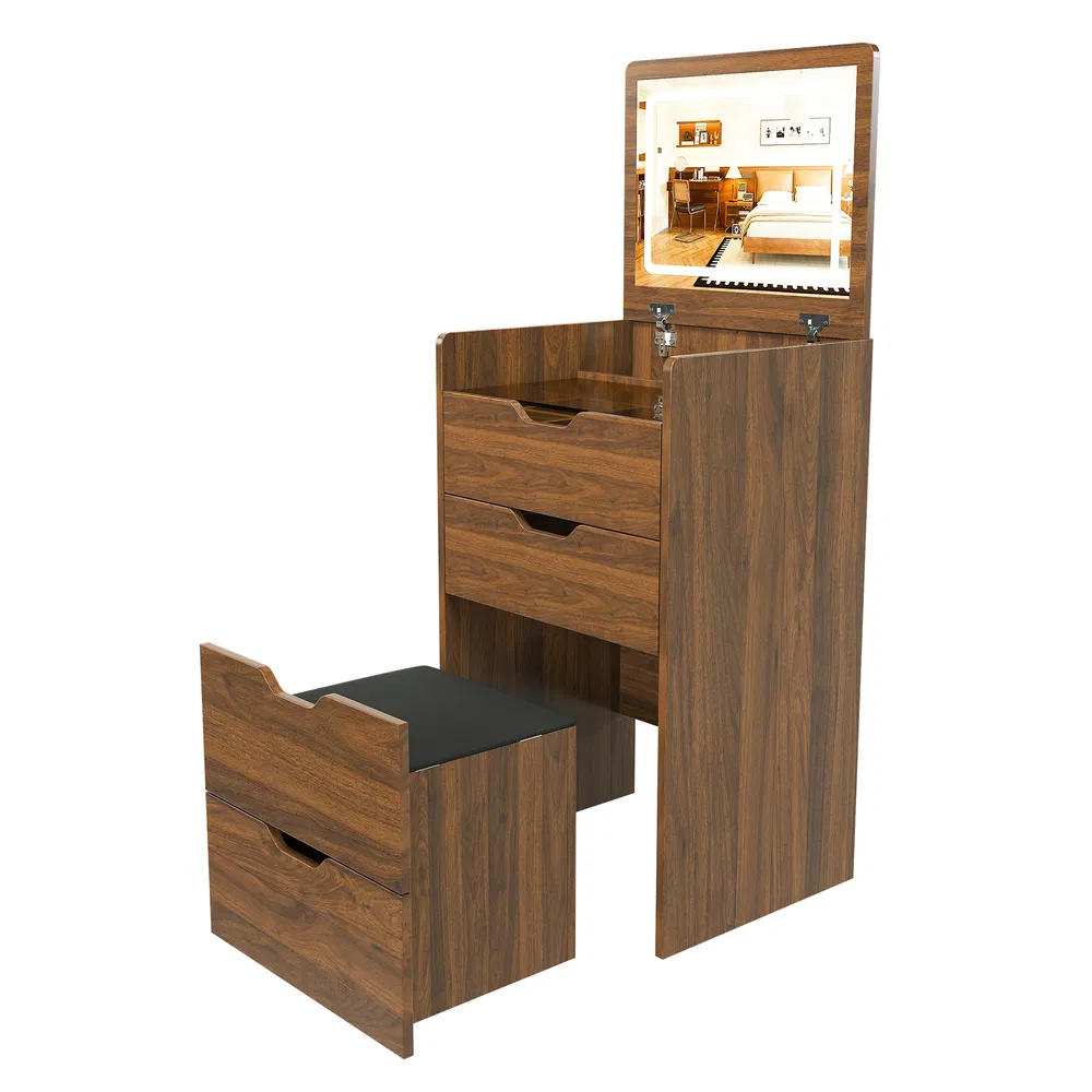 Vanity Desk with Lighted Mirror, picture 5 of 5