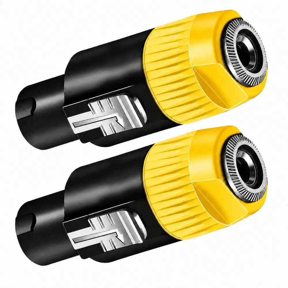 5 Core Speakon Adapter High Quality Audio Jack Male Audio Pin Speaker Adapter Connector image 21