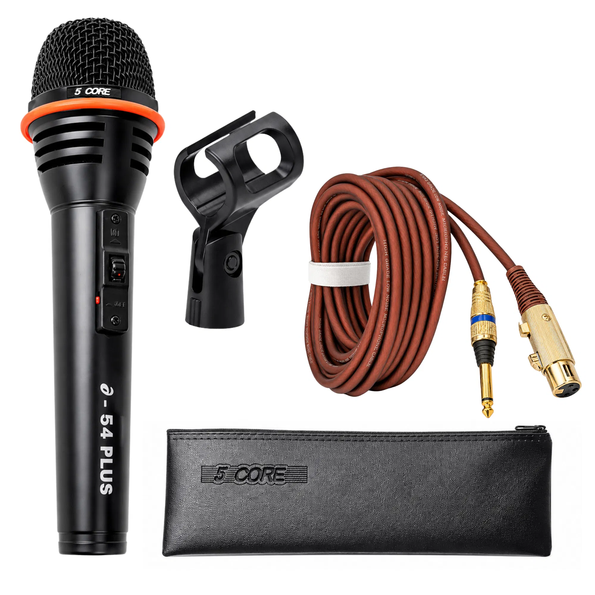 5Core Microphone Dynamic Mic Karaoke Singing Studio XLR Mics Handheld Microfono