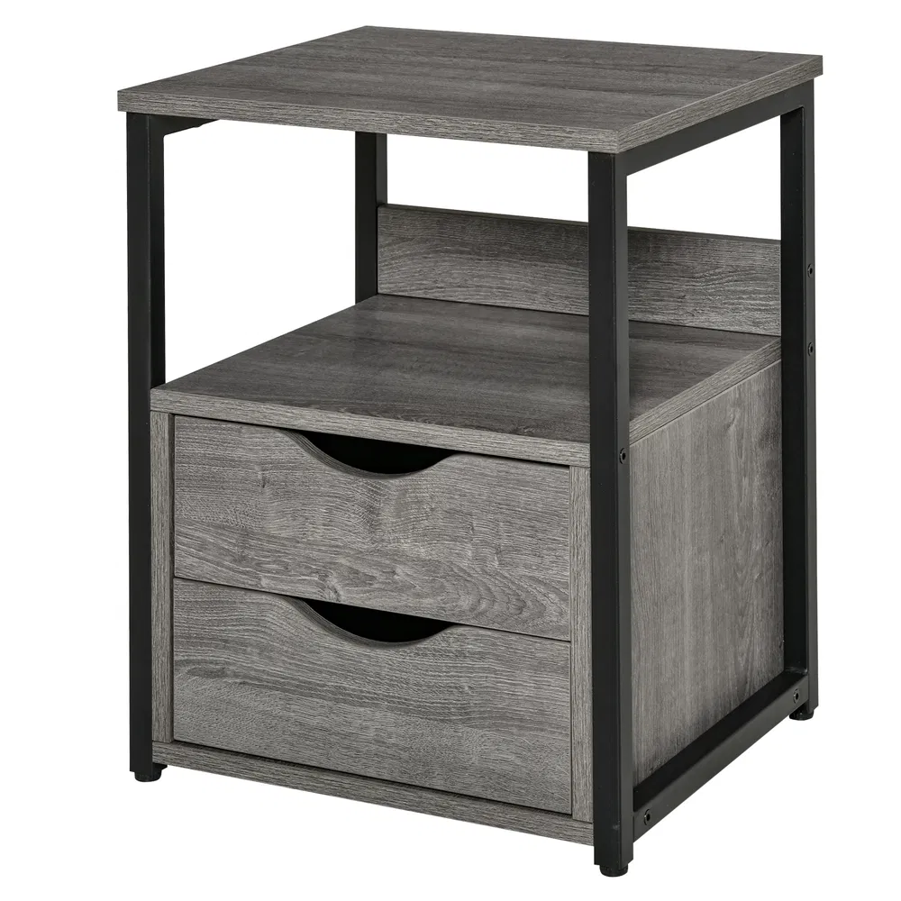 Nightstand with 2 Drawers, picture 5 of 5