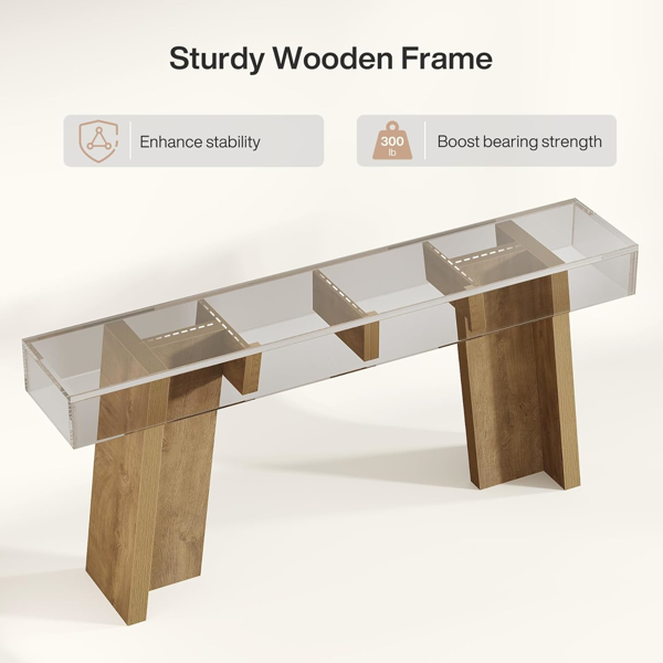 Long Console Table/Living room table(Not Supported non-defective remorse returns)-10