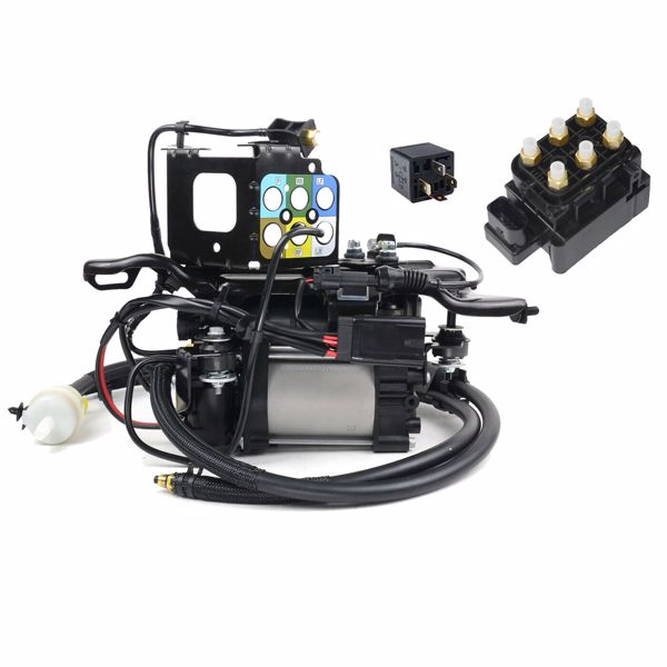 打气泵 Air Suspension Compressor Pump Kit Fits Jeep Grand Cherokee 2011-2018 Limited-12