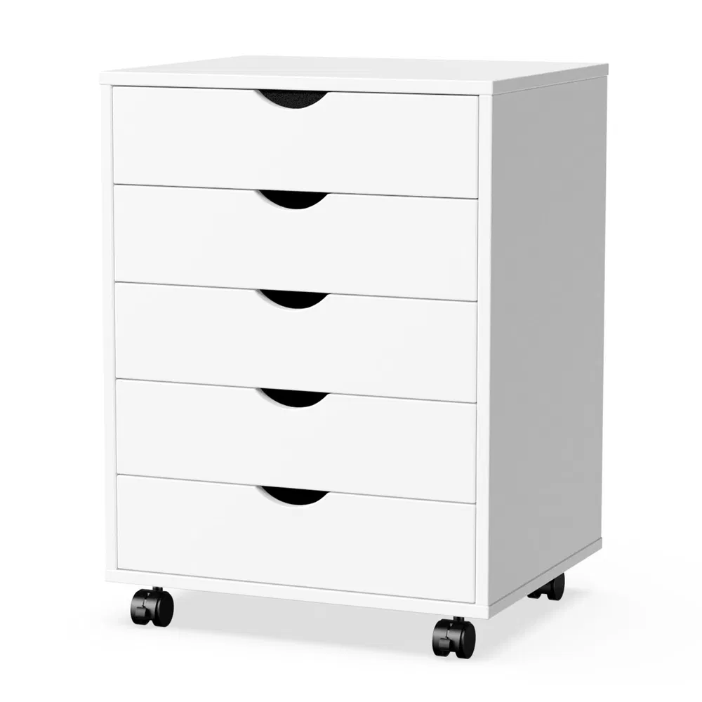Storage Cabinet Dressers with Wheels Mobile Organizer Drawers for Office, Bedroom, Home image 5