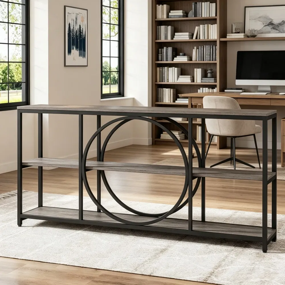 Industrial Console Table, picture 3 of 5