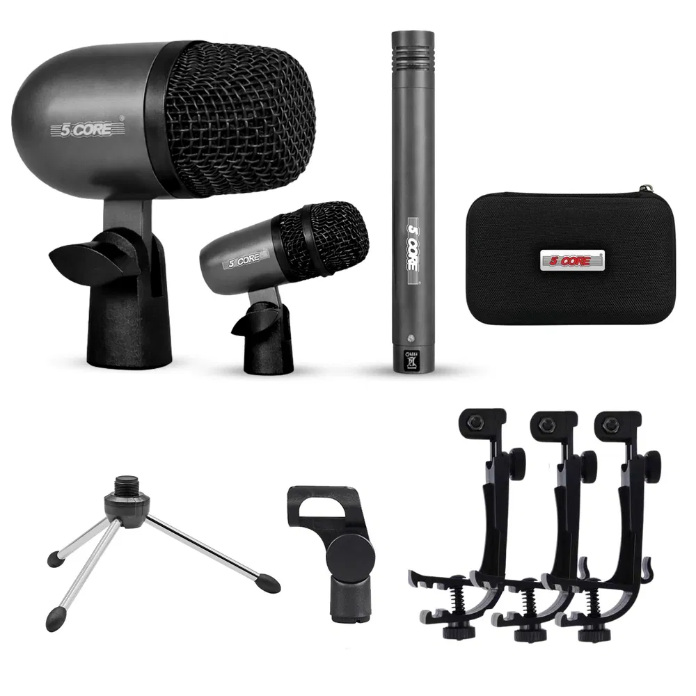 5 Core Conga Mic Snare Tom Microphone Drum Kit Condenser XLR Instrument Mics image 23