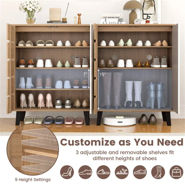 Farmhouse Shoe Cabinet, picture 3 of 5