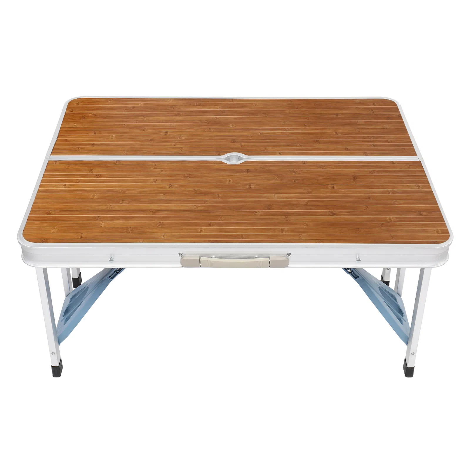 136*85.5*67cm 50kg Aluminum Alloy Table And Chair One Piece Camping One Piece Table And Chair Wood Grain… image 17