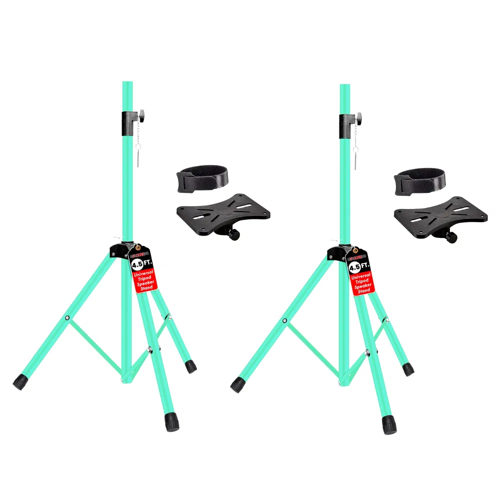 5 Core Speaker Stand Pair Adjustable 31 to 54" PA DJ Tripod Stands Heavy Duty w 35mm Add 132 Lbs image 17