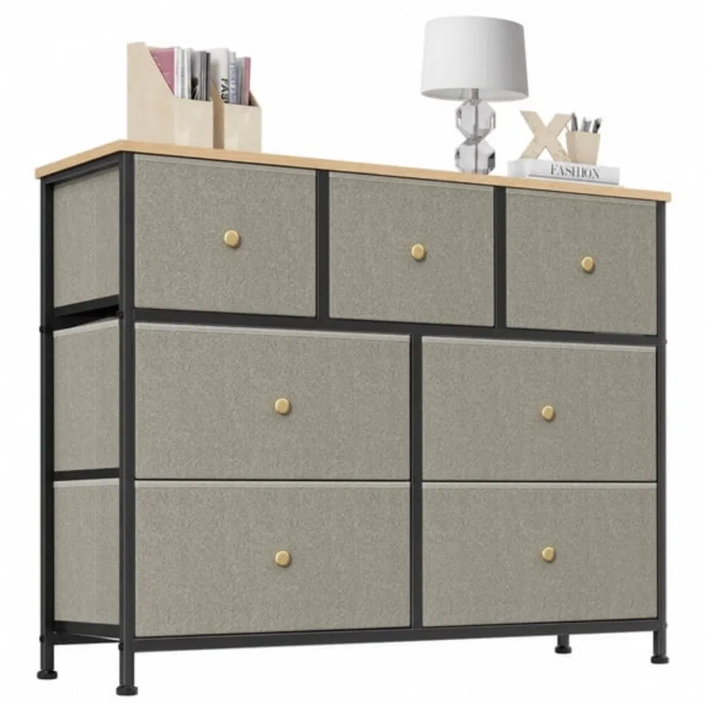 7-Drawer Fabric Dresser, picture 5 of 7