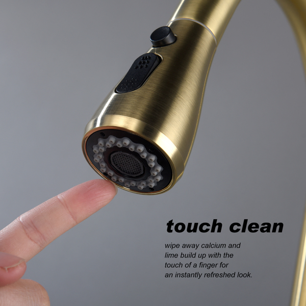 厨房水龙头家用洗菜盆龙头Kitchen Faucet with Pull Out Spraye-19